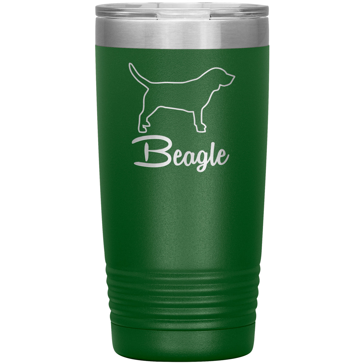 Beagle Dog Outlined Silhouette 20oz Insulated Tumbler