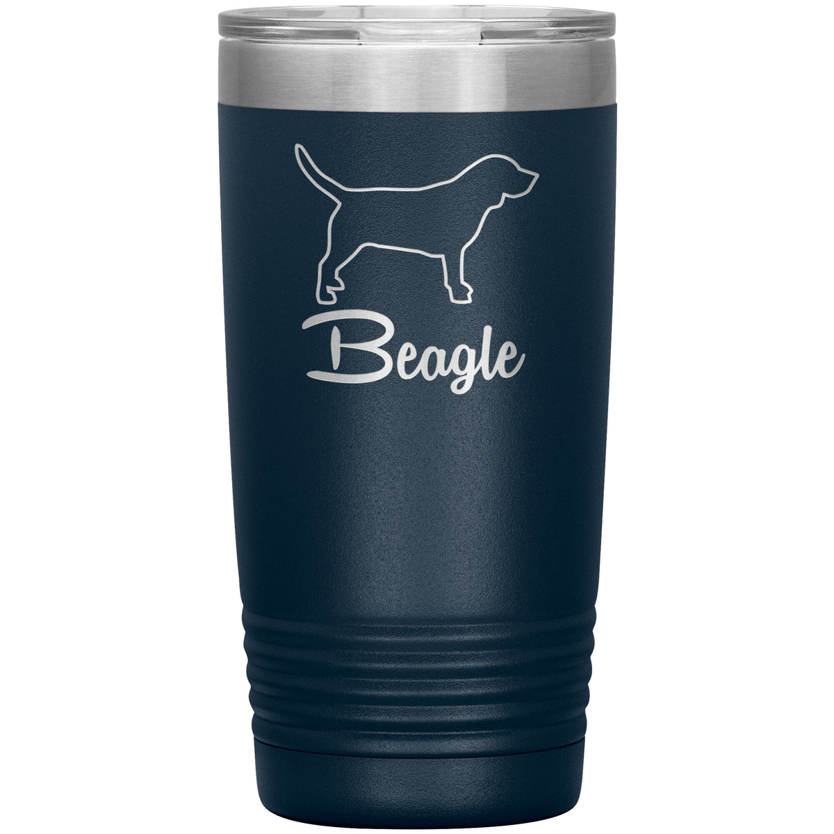 Beagle Dog Outlined Silhouette 20oz Insulated Tumbler