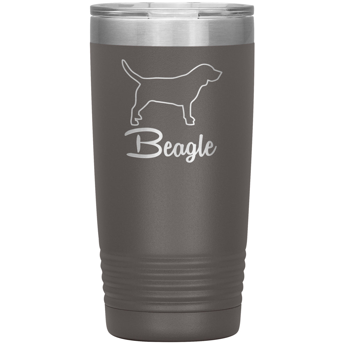 Beagle Dog Outlined Silhouette 20oz Insulated Tumbler