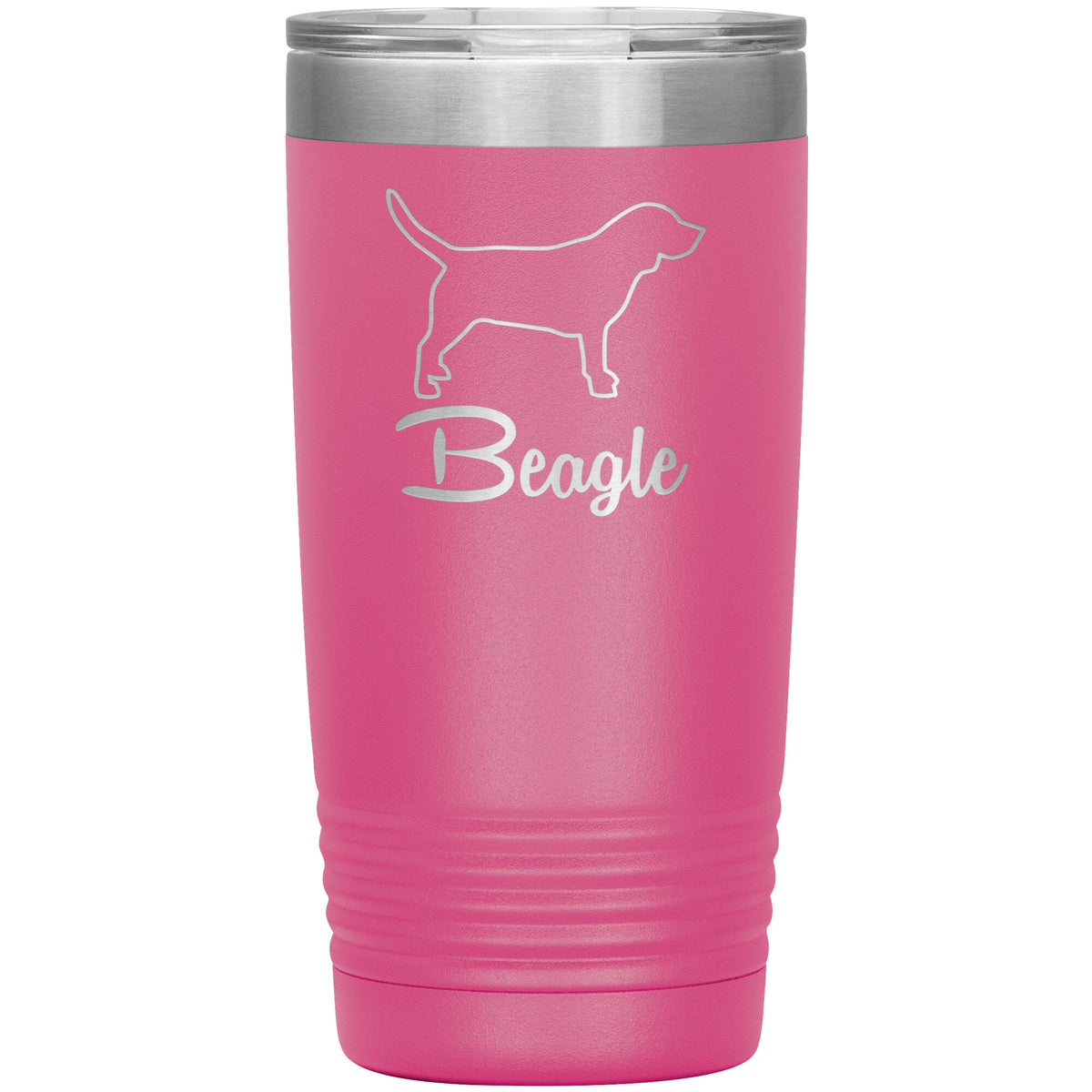 Beagle Dog Outlined Silhouette 20oz Insulated Tumbler