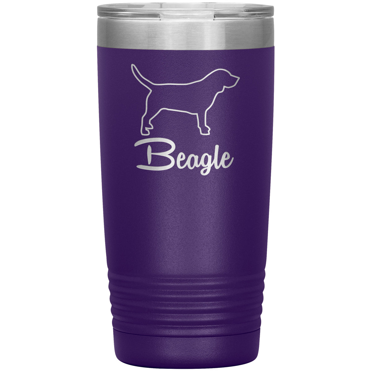 Beagle Dog Outlined Silhouette 20oz Insulated Tumbler