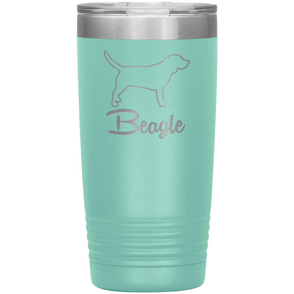 Beagle Dog Outlined Silhouette 20oz Insulated Tumbler