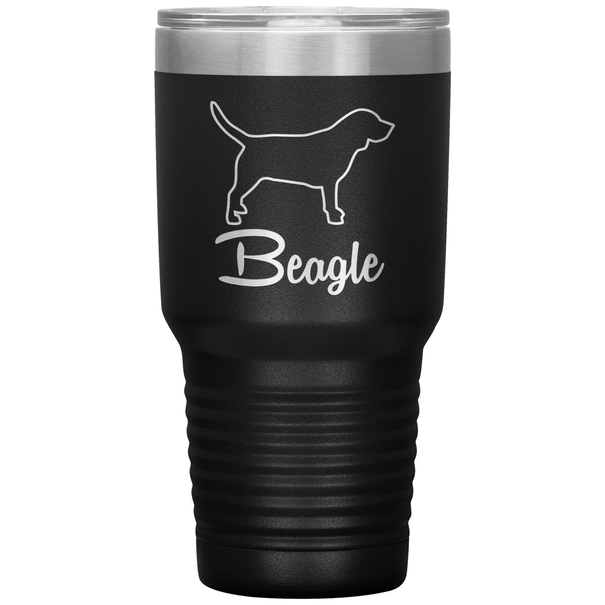 Beagle Dog Outlined Silhouette 30oz Insulated Tumbler