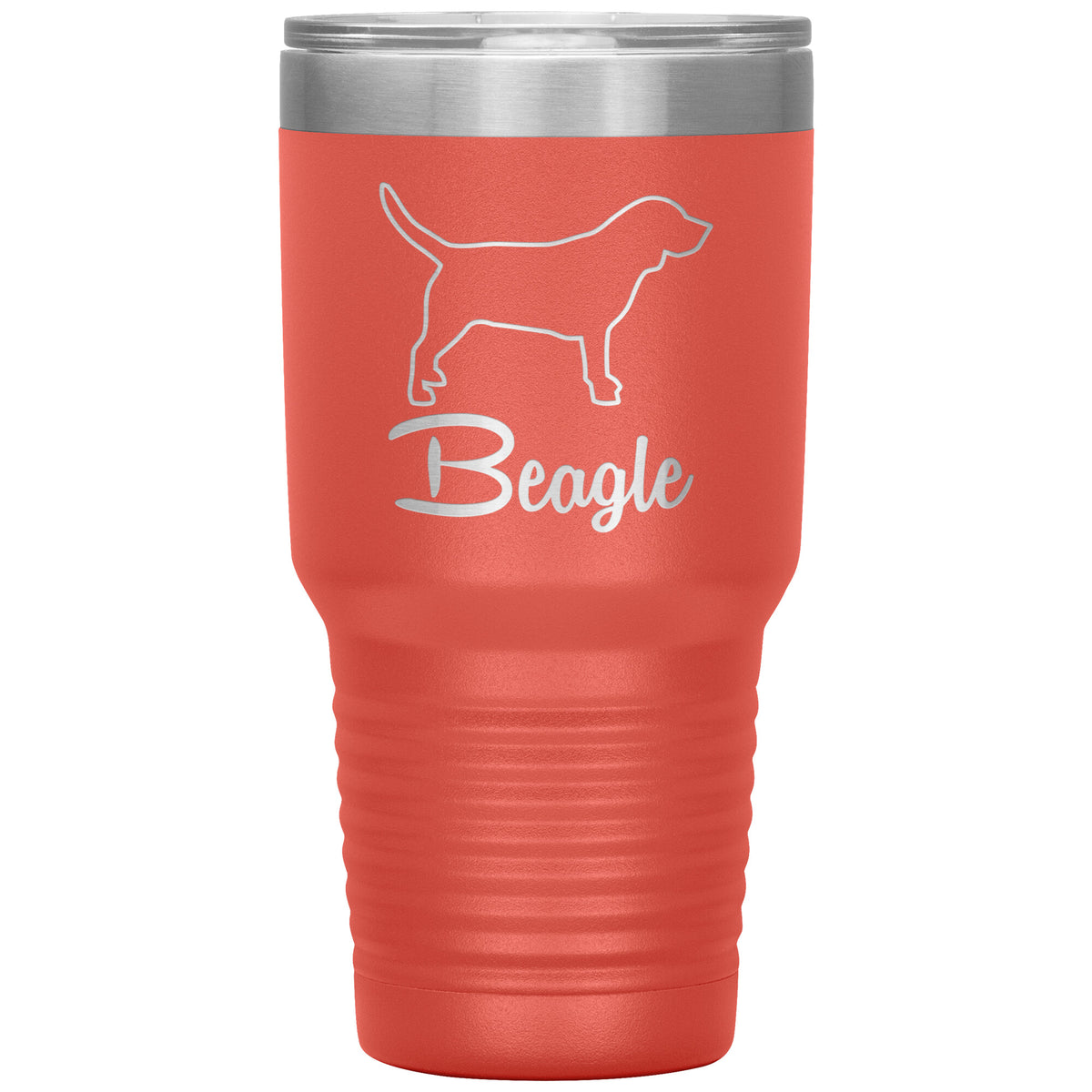 Beagle Dog Outlined Silhouette 30oz Insulated Tumbler