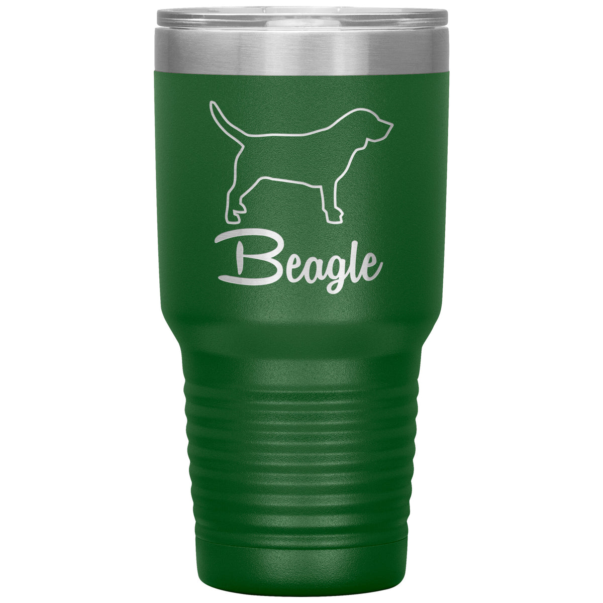 Beagle Dog Outlined Silhouette 30oz Insulated Tumbler