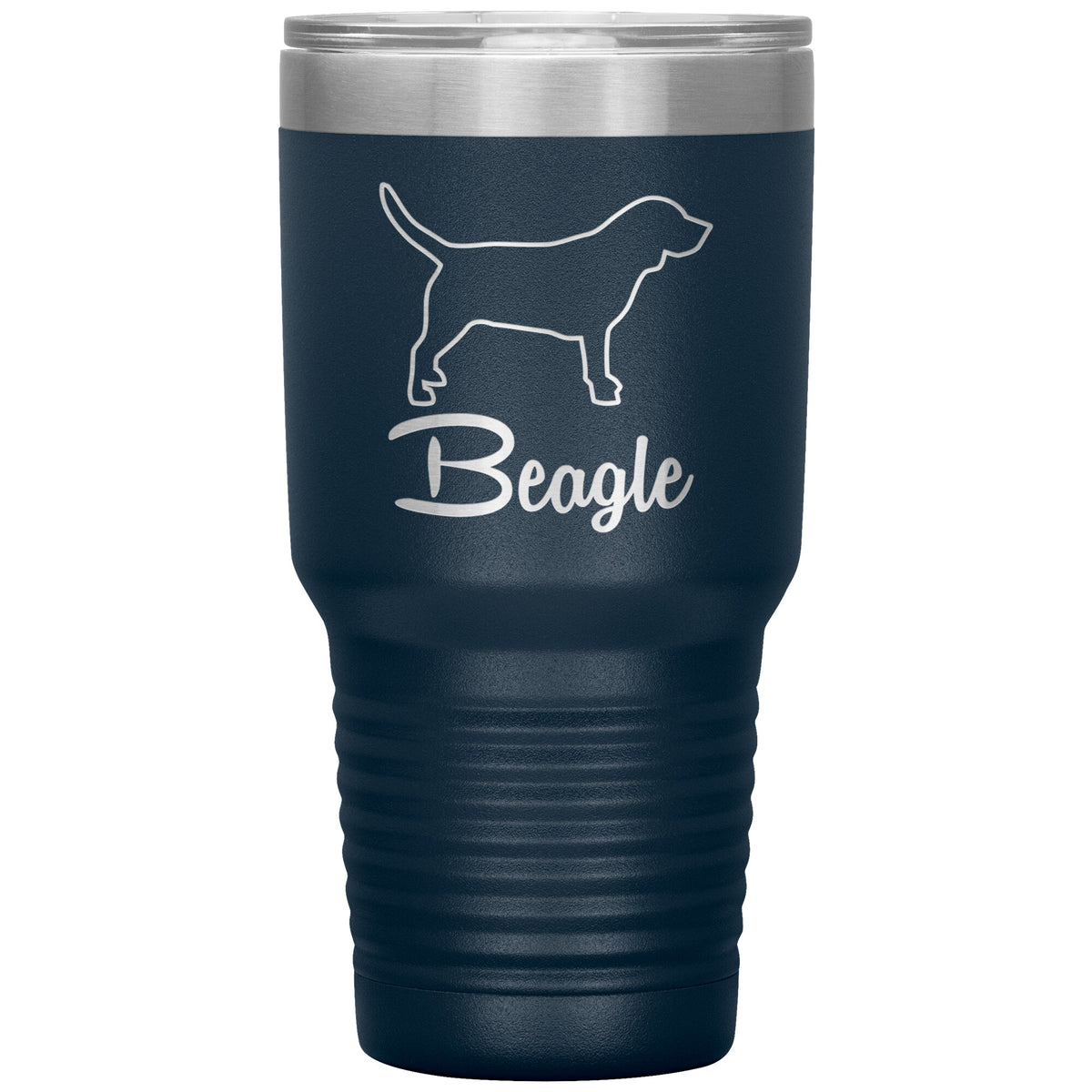 Beagle Dog Outlined Silhouette 30oz Insulated Tumbler