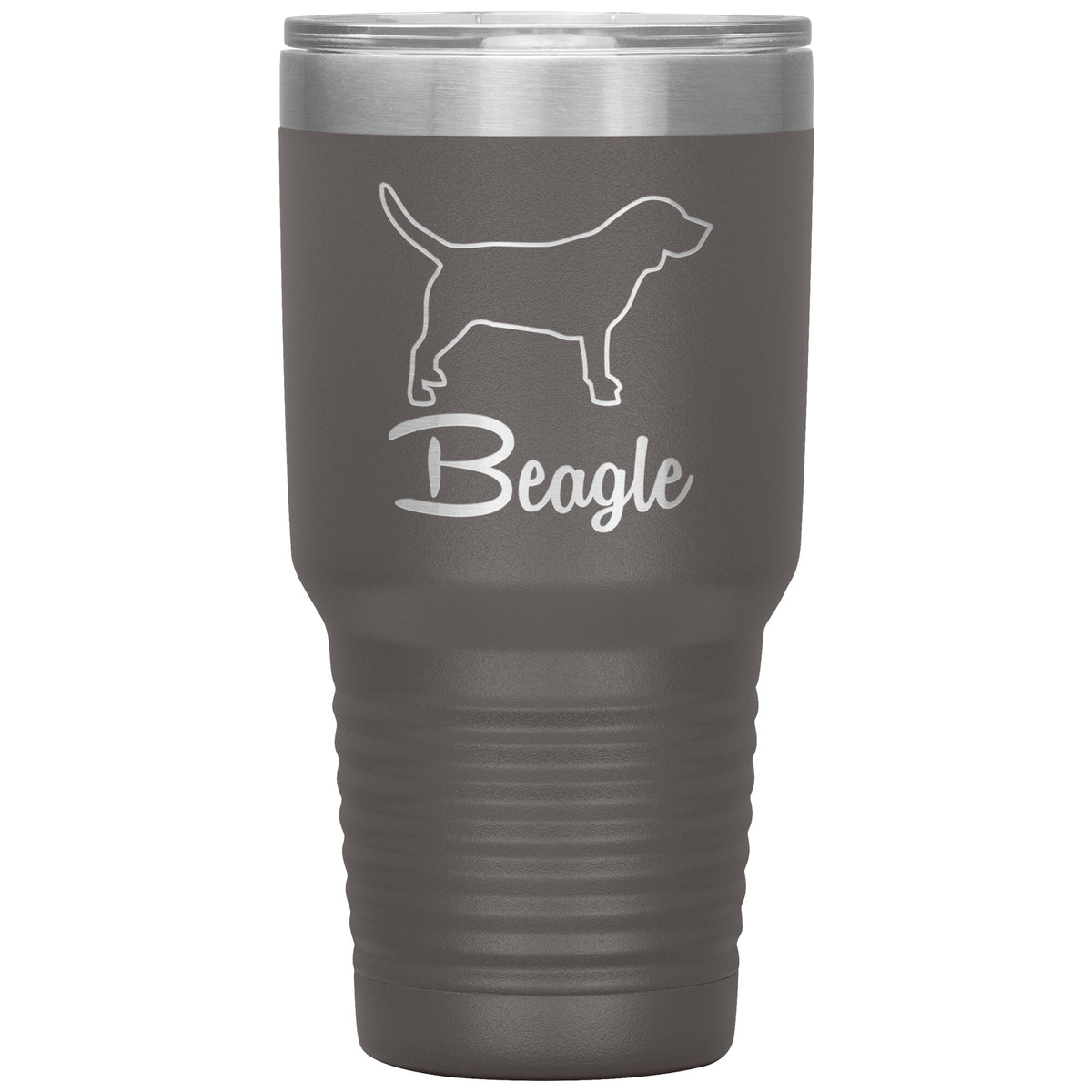 Beagle Dog Outlined Silhouette 30oz Insulated Tumbler
