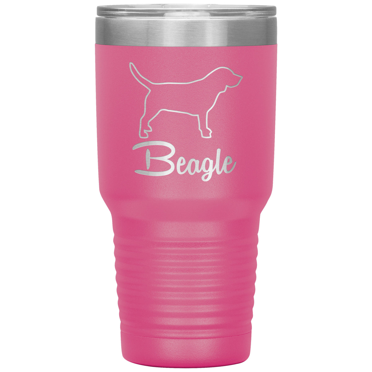 Beagle Dog Outlined Silhouette 30oz Insulated Tumbler