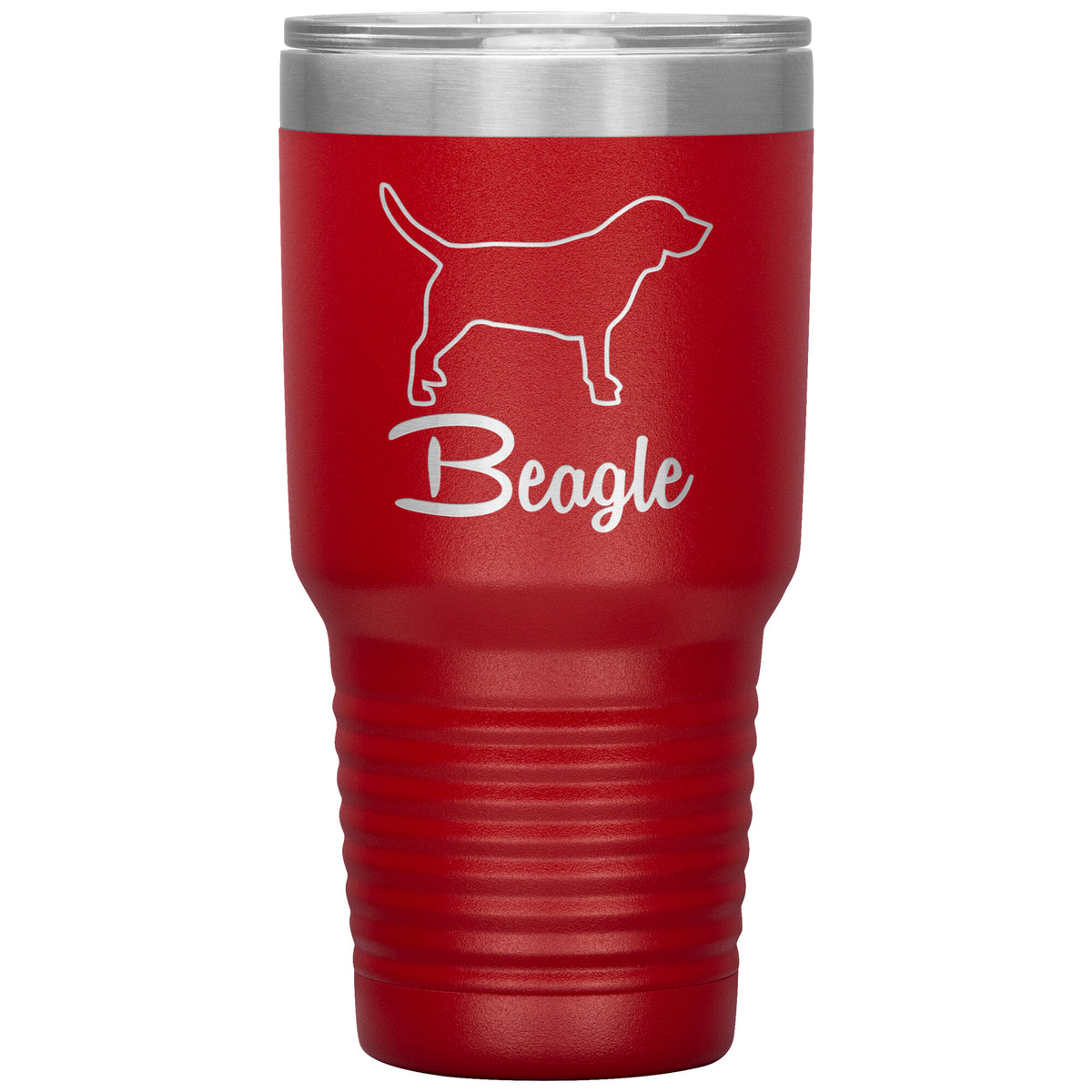 Beagle Dog Outlined Silhouette 30oz Insulated Tumbler