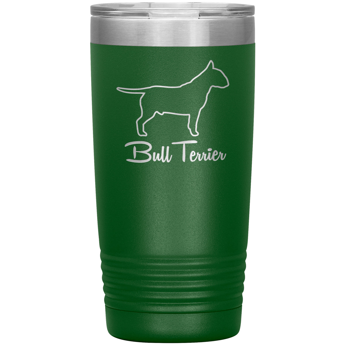 Bull Terrier Dog Outlined Silhouette 20oz Insulated Tumbler