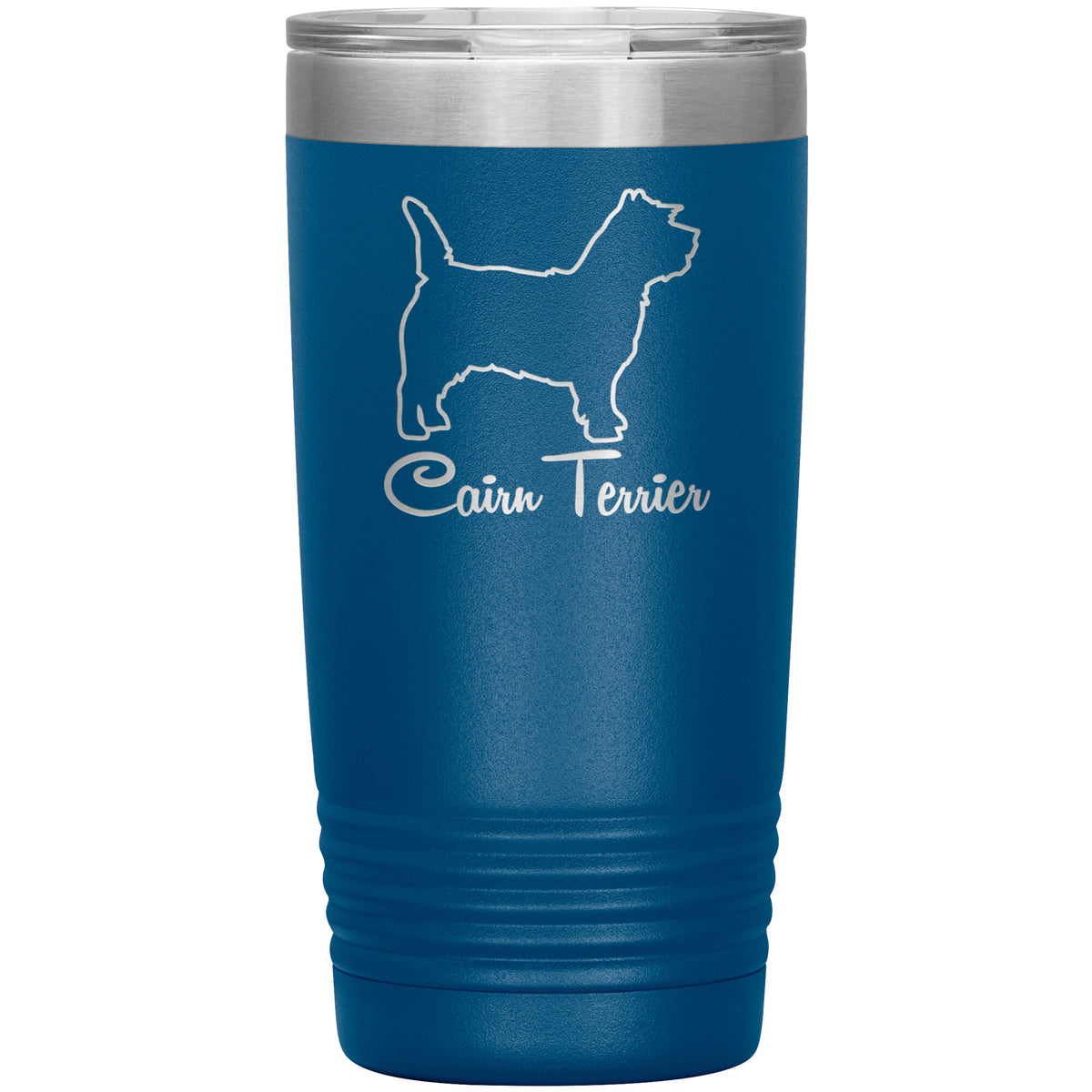 Cairn Terrier Dog Outlined Silhouette 20oz Insulated Tumbler