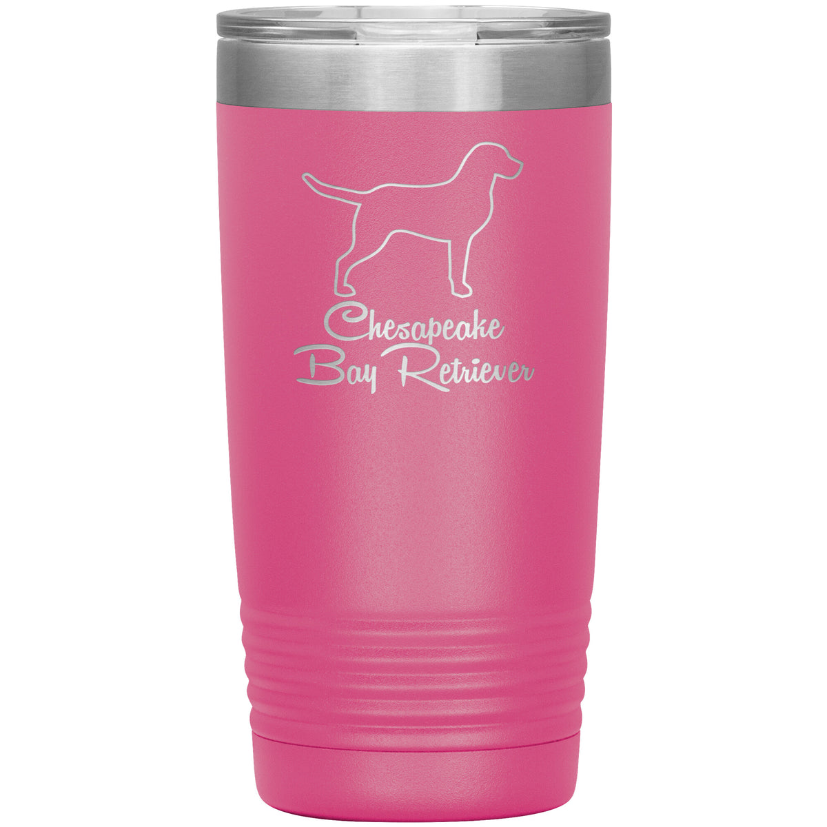 Chesapeake Bay Retriever Dog Outlined Silhouette 20oz Insulated Tumbler