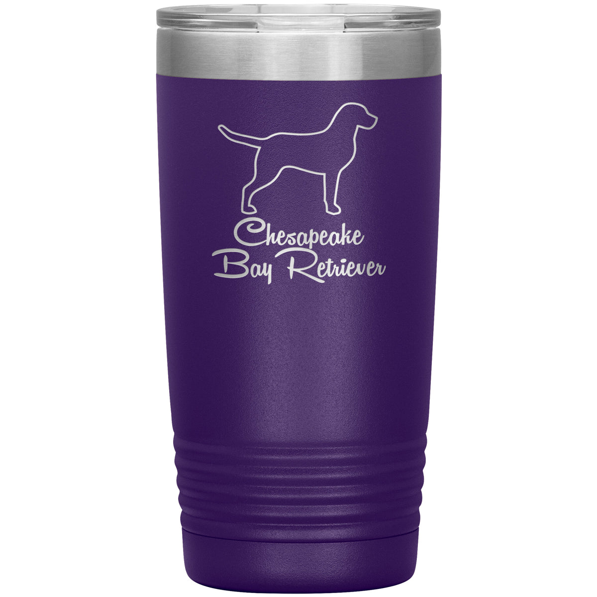 Chesapeake Bay Retriever Dog Outlined Silhouette 20oz Insulated Tumbler