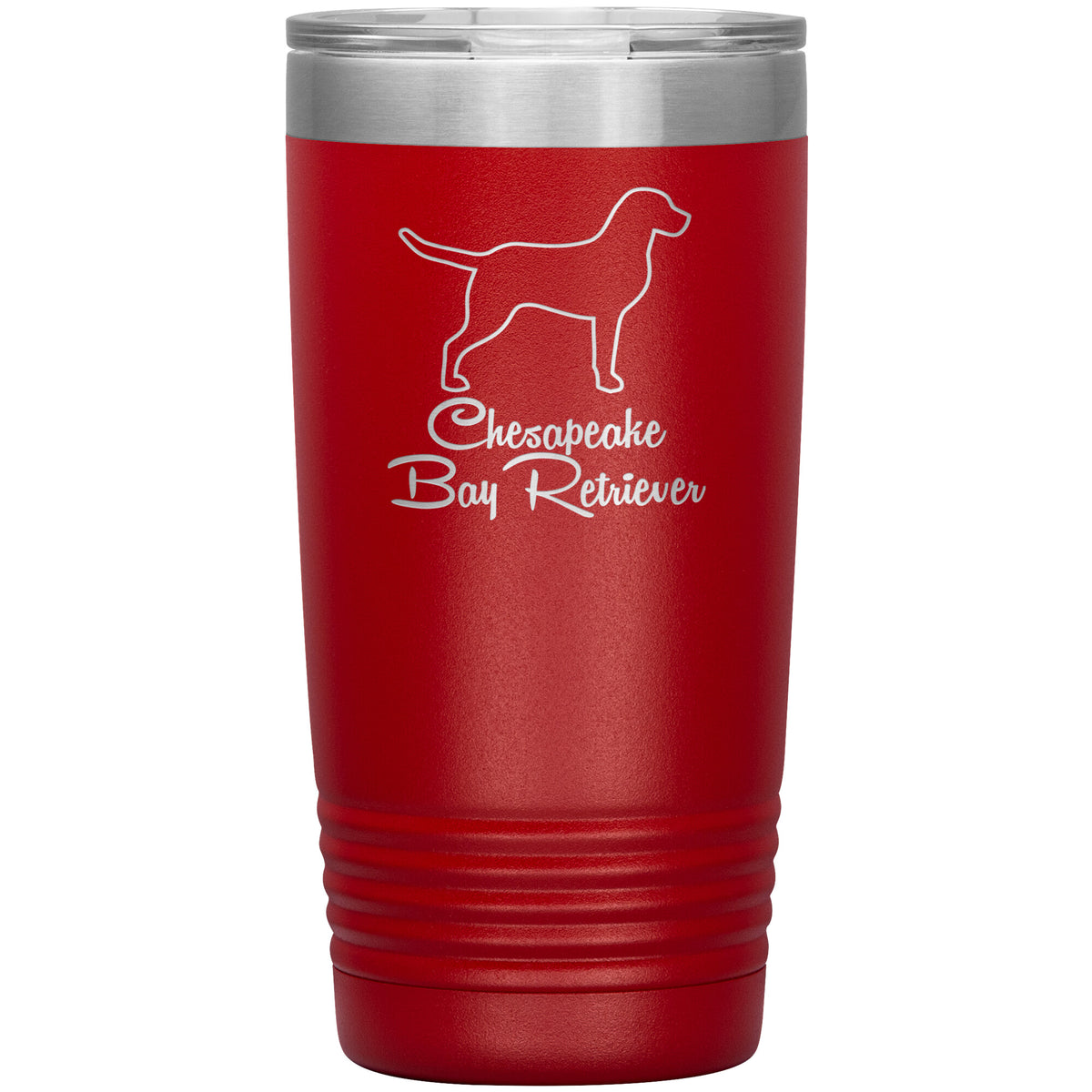 Chesapeake Bay Retriever Dog Outlined Silhouette 20oz Insulated Tumbler