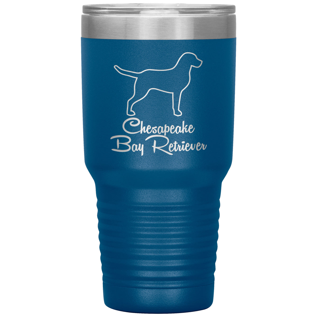 Chesapeake Bay Retriever Dog Outlined Silhouette 30oz Insulated Tumbler