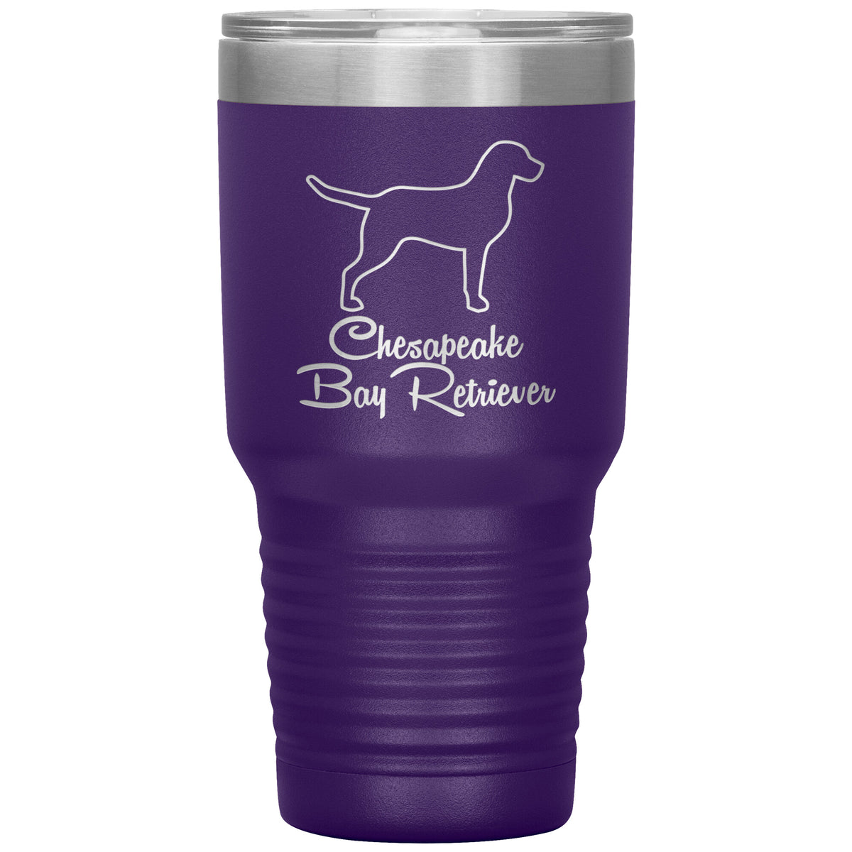 Chesapeake Bay Retriever Dog Outlined Silhouette 30oz Insulated Tumbler