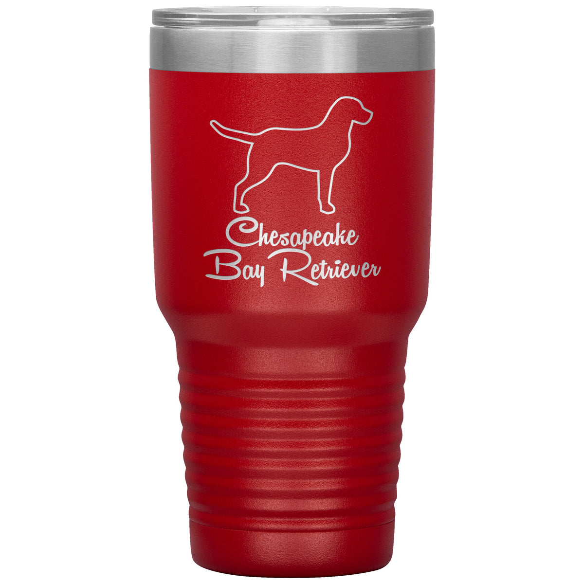 Chesapeake Bay Retriever Dog Outlined Silhouette 30oz Insulated Tumbler