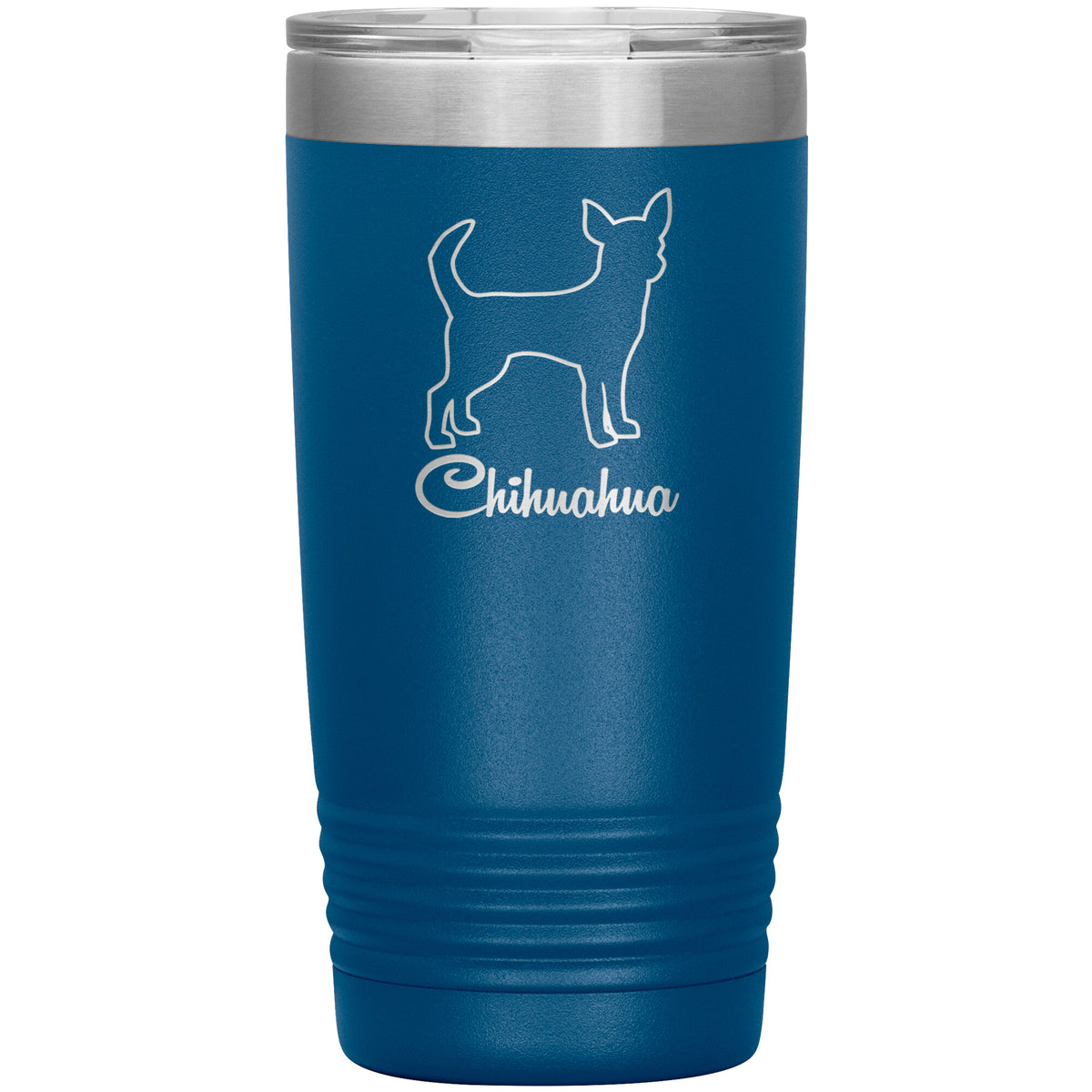 Chihuahua Dog Outlined Silhouette 20oz Insulated Tumbler