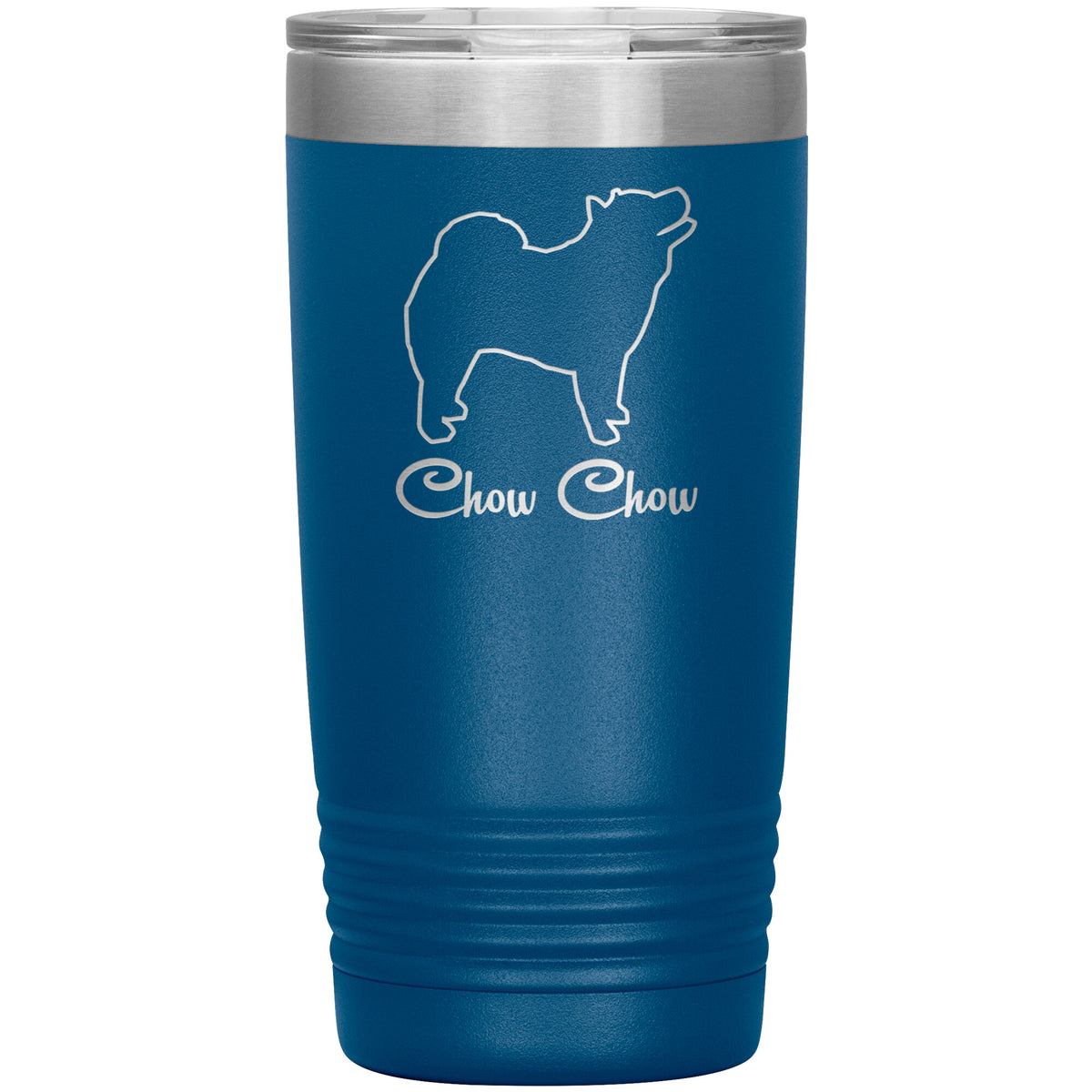 Chow Chow Dog Outlined Silhouette 20oz Insulated Tumbler