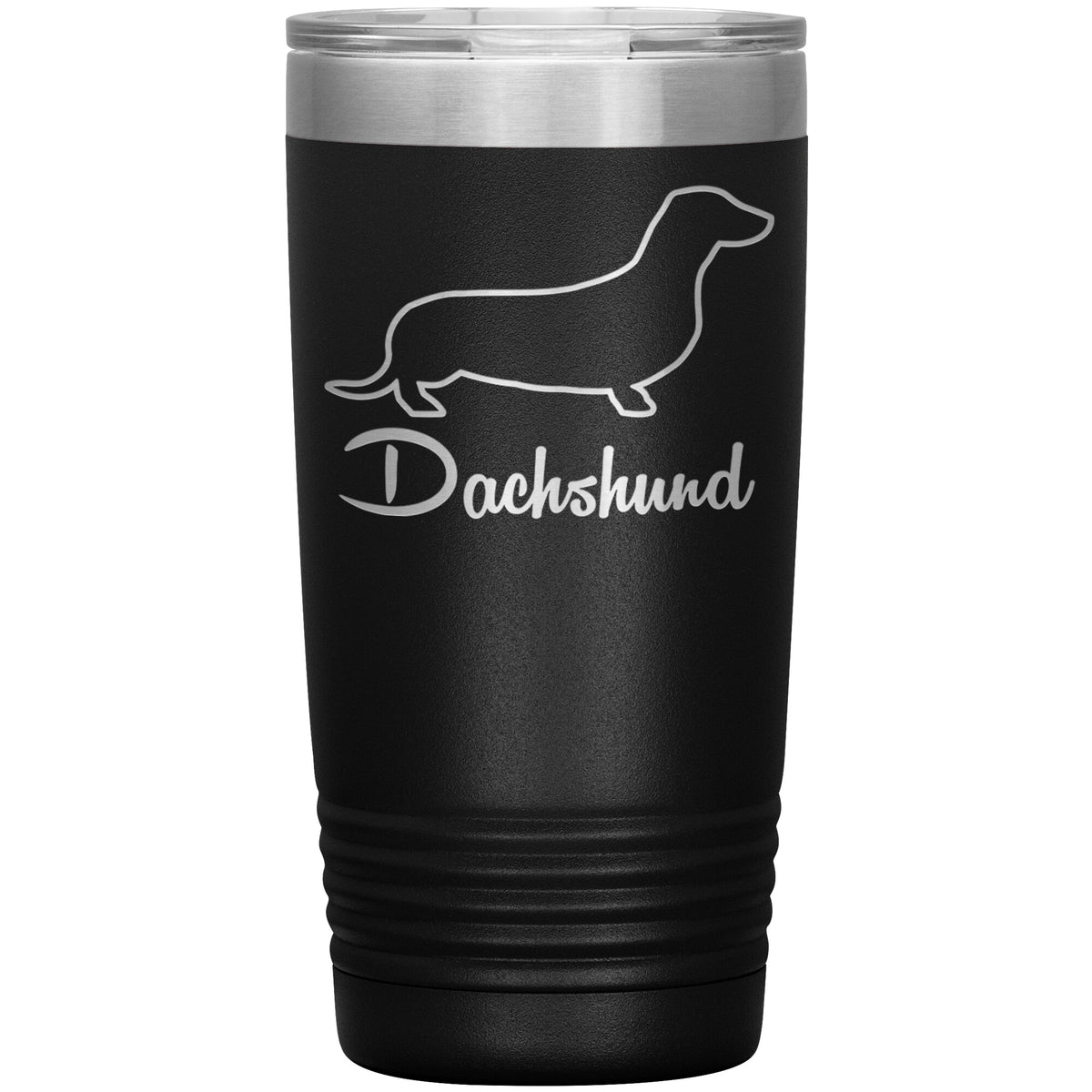 Dachshund Dog Outlined Silhouette 20oz Insulated Tumbler