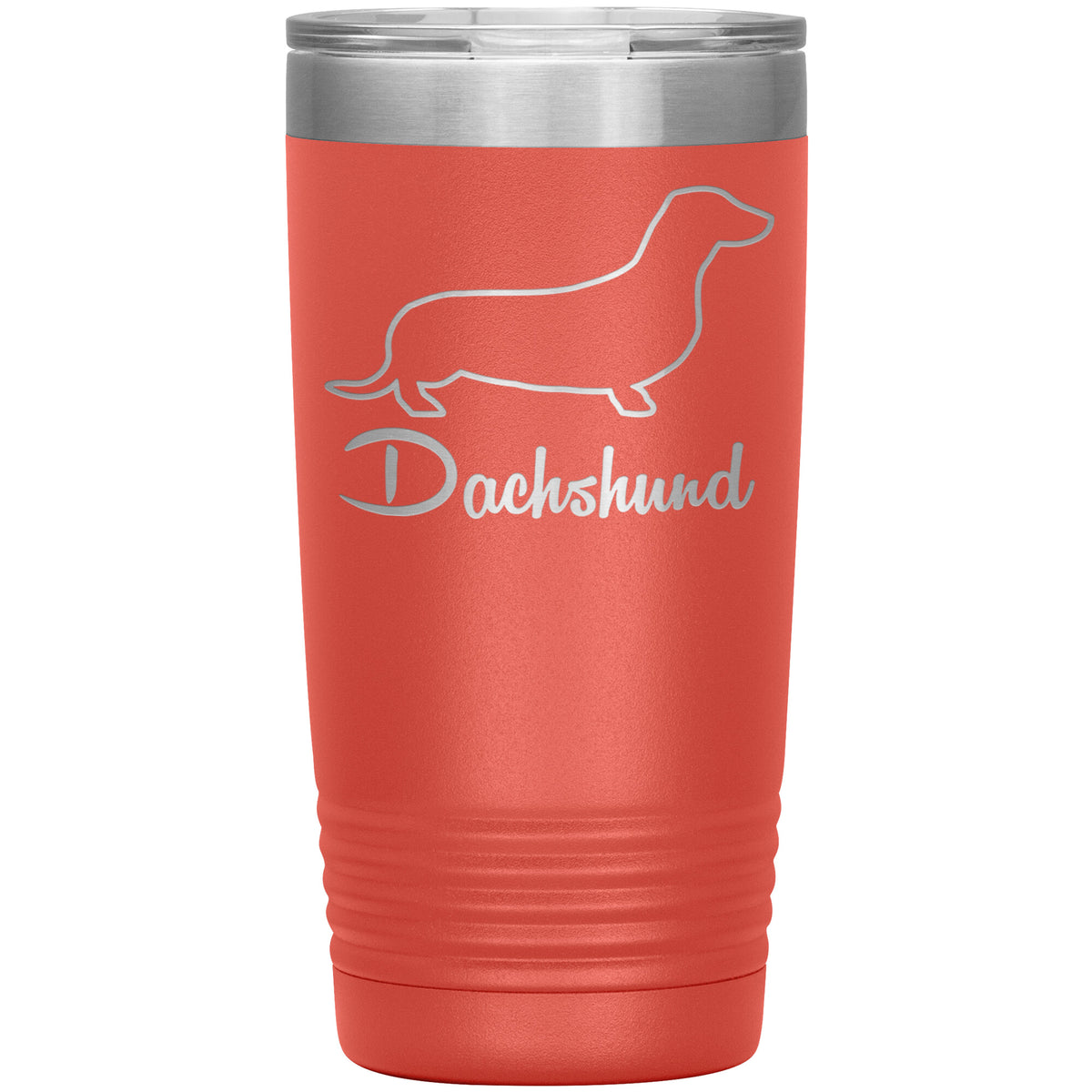 Dachshund Dog Outlined Silhouette 20oz Insulated Tumbler