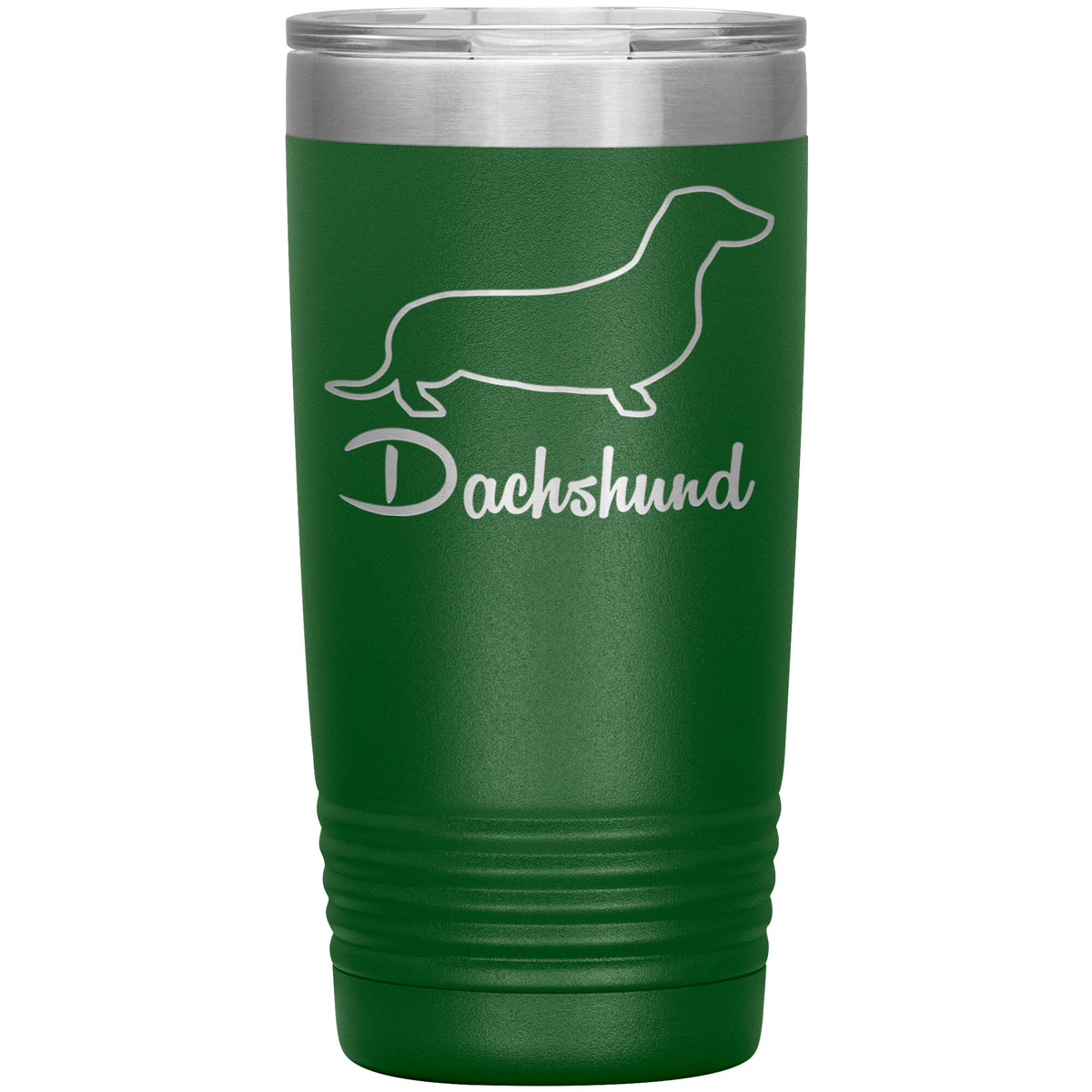 Dachshund Dog Outlined Silhouette 20oz Insulated Tumbler