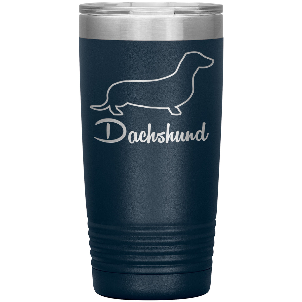 Dachshund Dog Outlined Silhouette 20oz Insulated Tumbler