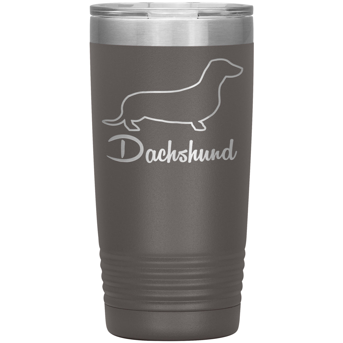 Dachshund Dog Outlined Silhouette 20oz Insulated Tumbler