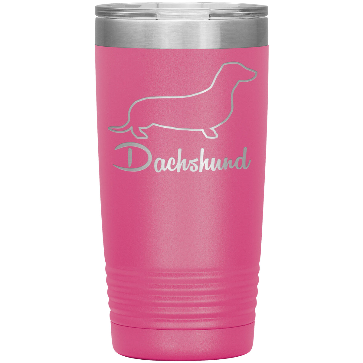 Dachshund Dog Outlined Silhouette 20oz Insulated Tumbler
