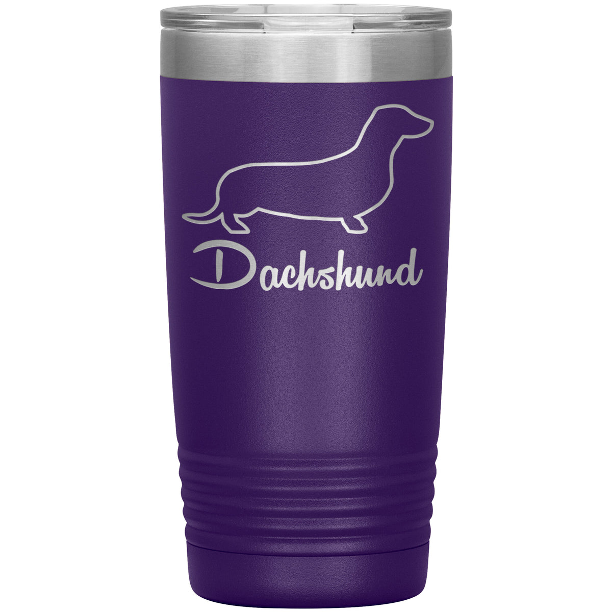 Dachshund Dog Outlined Silhouette 20oz Insulated Tumbler
