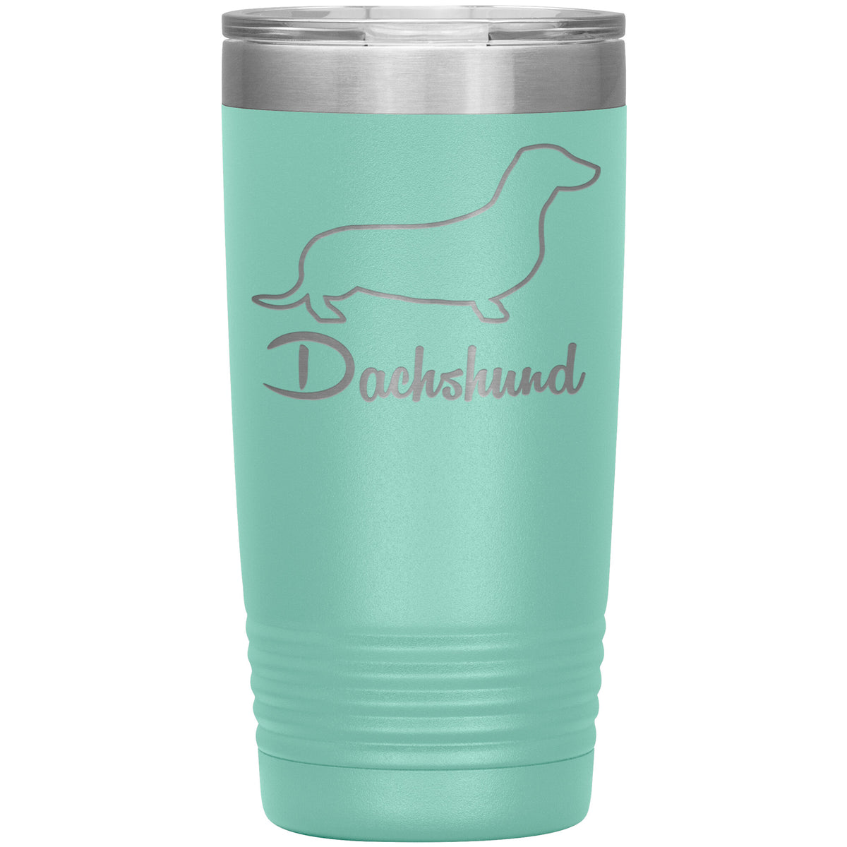 Dachshund Dog Outlined Silhouette 20oz Insulated Tumbler