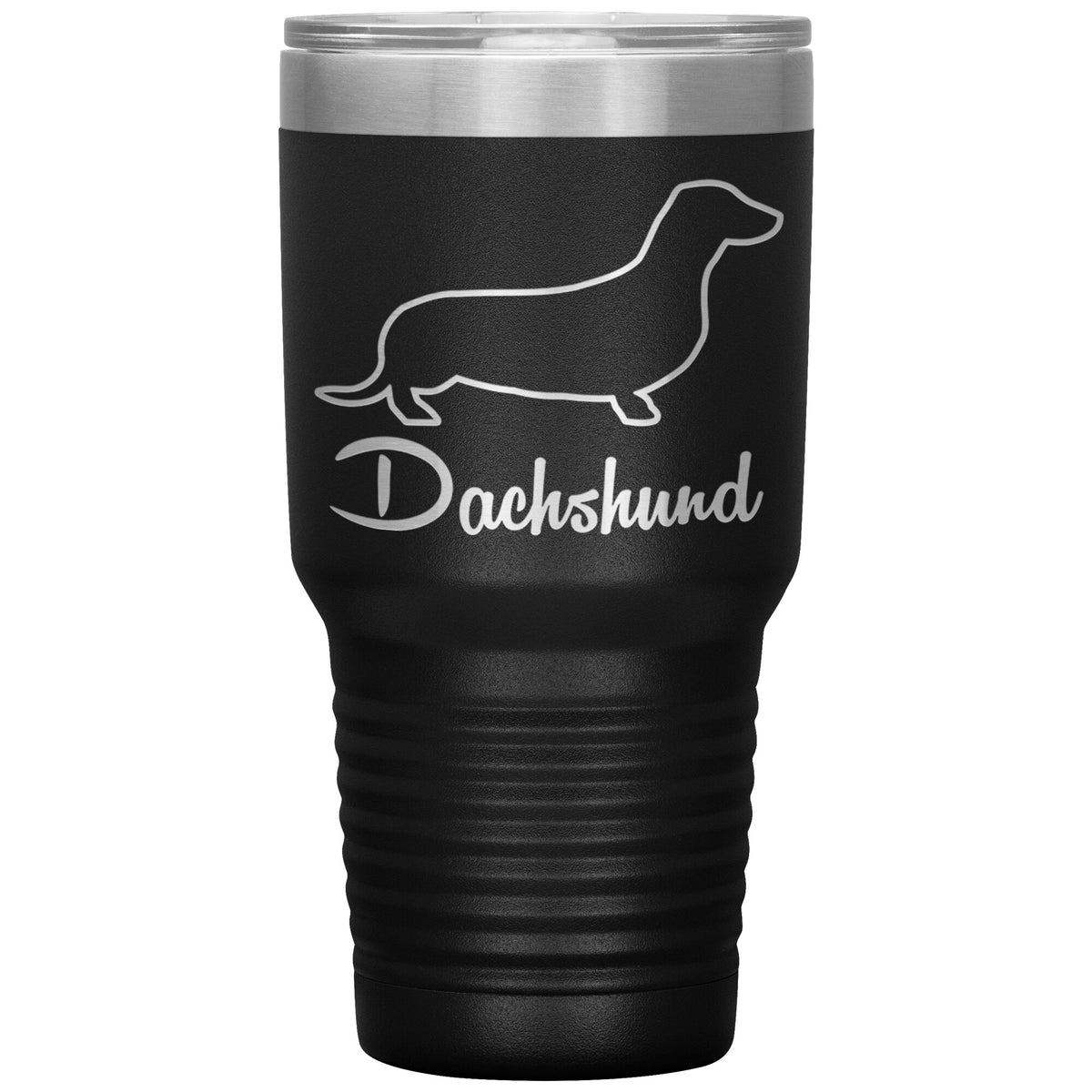 Dachshund Dog Outlined Silhouette 30oz Insulated Tumbler