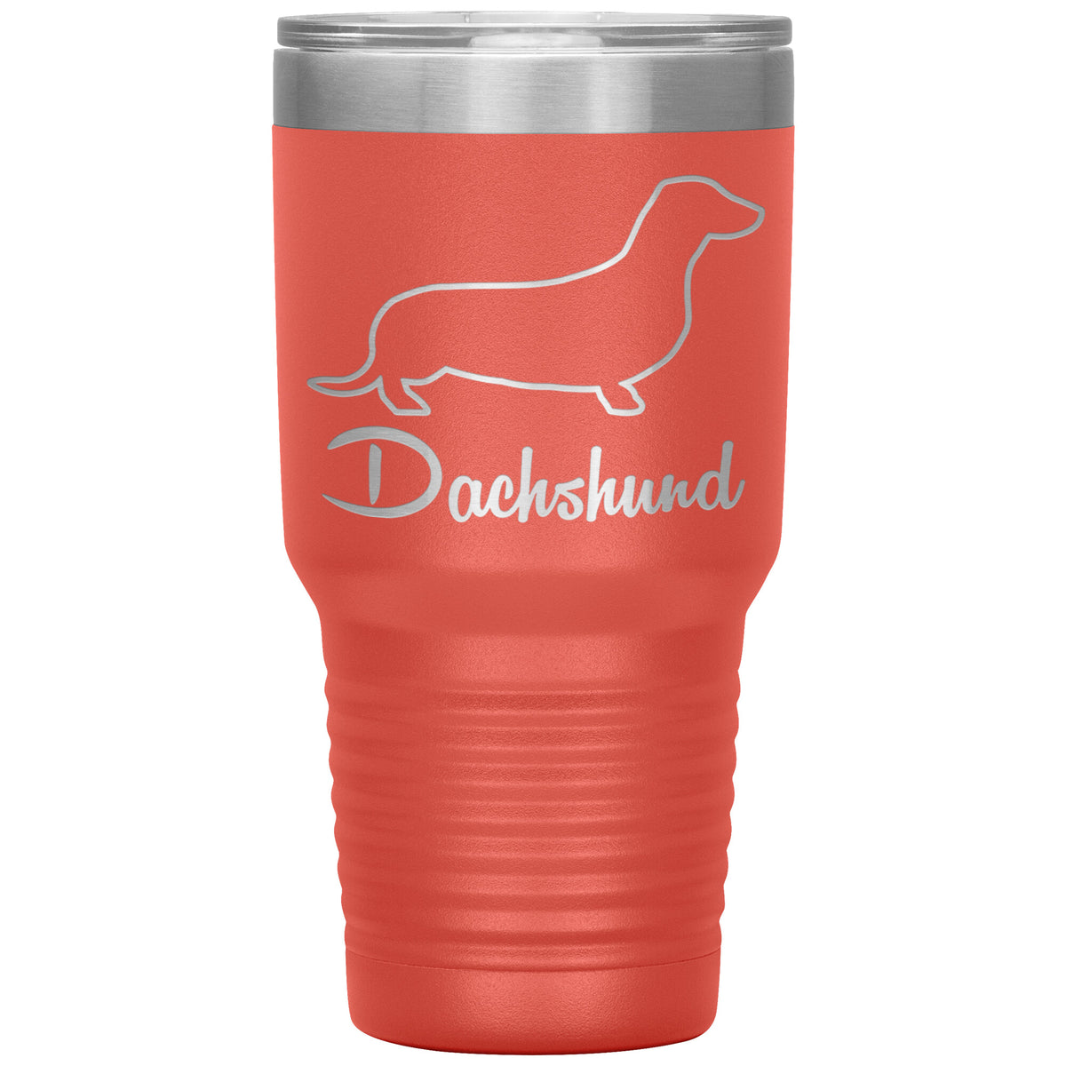 Dachshund Dog Outlined Silhouette 30oz Insulated Tumbler