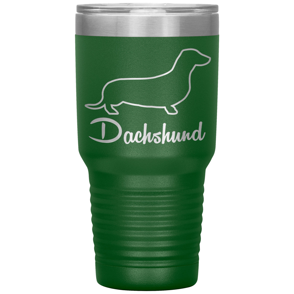 Dachshund Dog Outlined Silhouette 30oz Insulated Tumbler