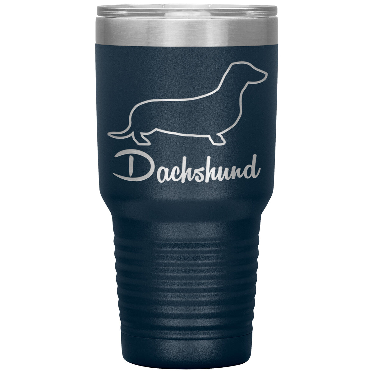 Dachshund Dog Outlined Silhouette 30oz Insulated Tumbler