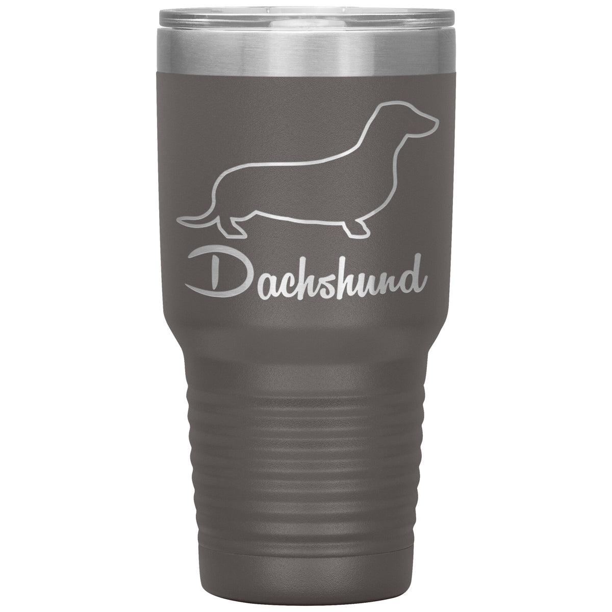 Dachshund Dog Outlined Silhouette 30oz Insulated Tumbler
