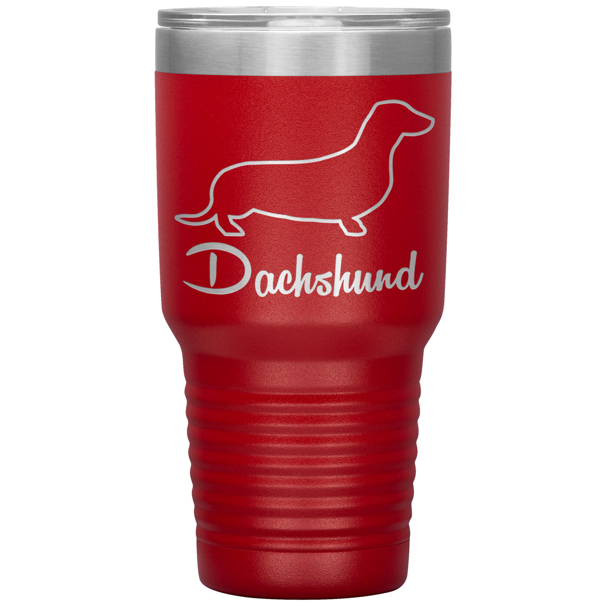 Dachshund Dog Outlined Silhouette 30oz Insulated Tumbler