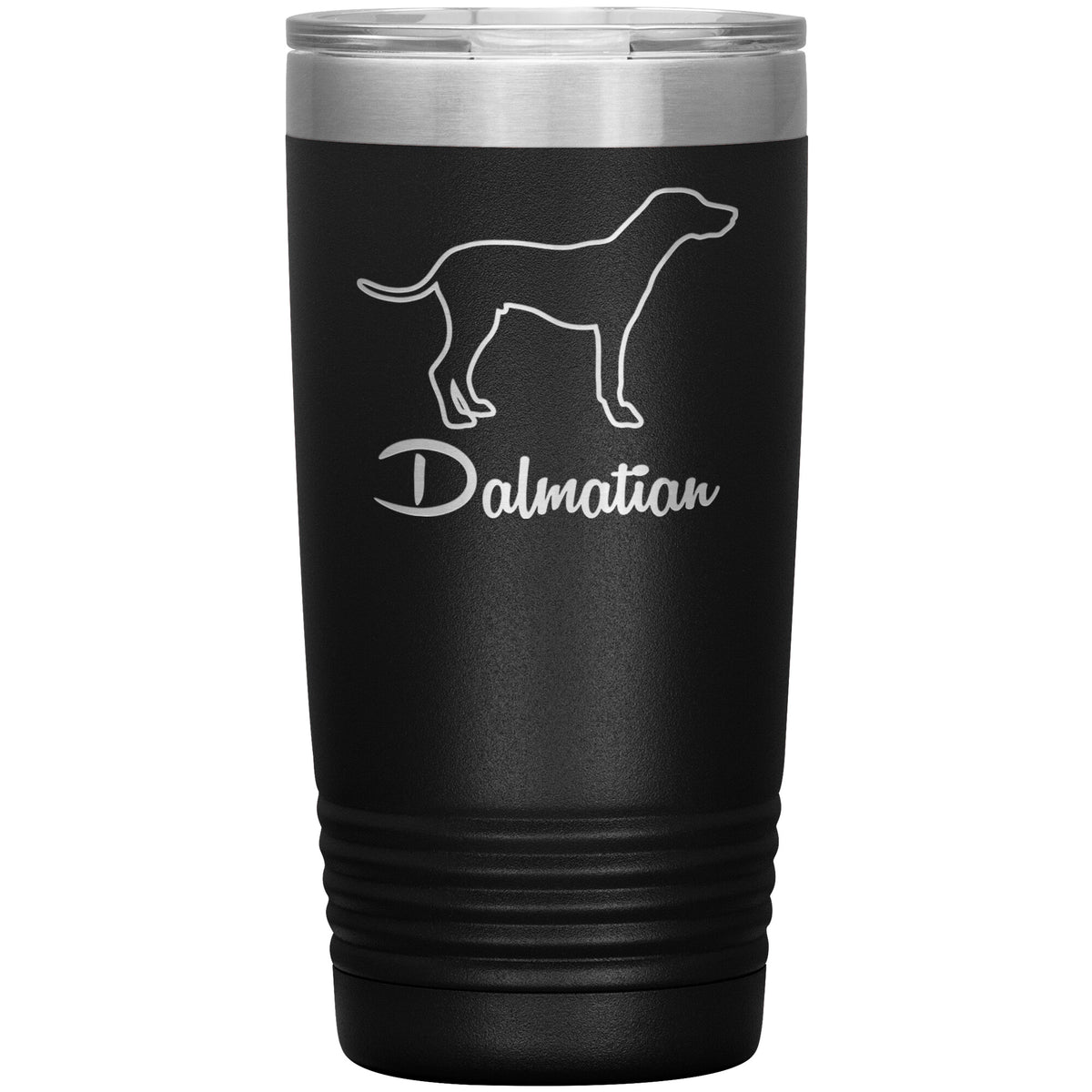 Dalmatian Dog Outlined Silhouette 20oz Insulated Tumbler