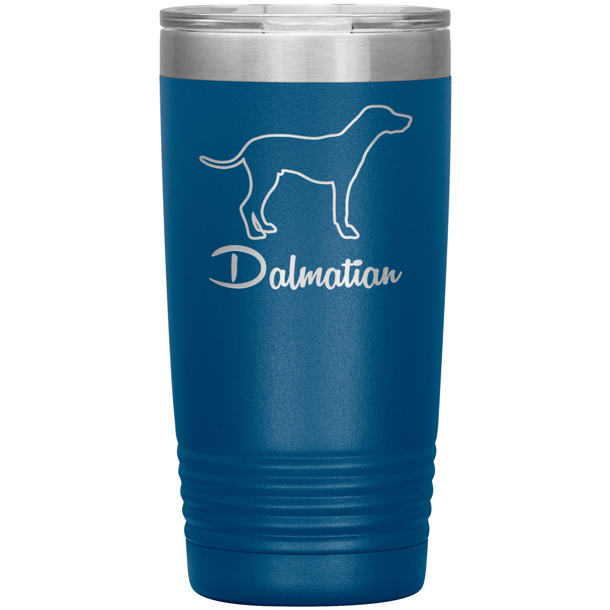 Dalmatian Dog Outlined Silhouette 20oz Insulated Tumbler