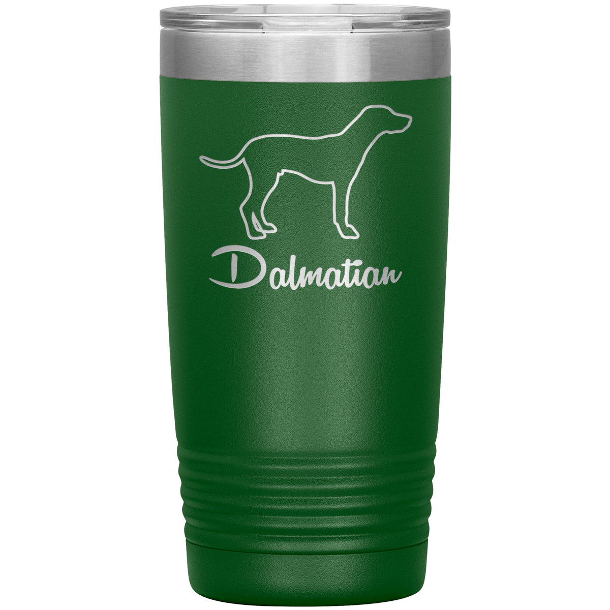 Dalmatian Dog Outlined Silhouette 20oz Insulated Tumbler