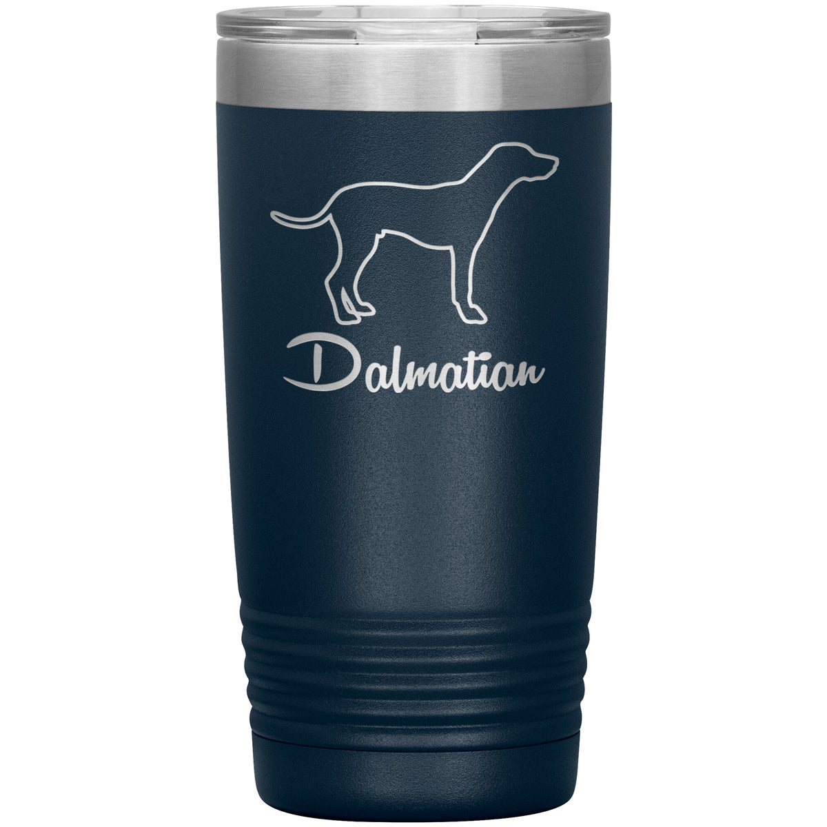 Dalmatian Dog Outlined Silhouette 20oz Insulated Tumbler