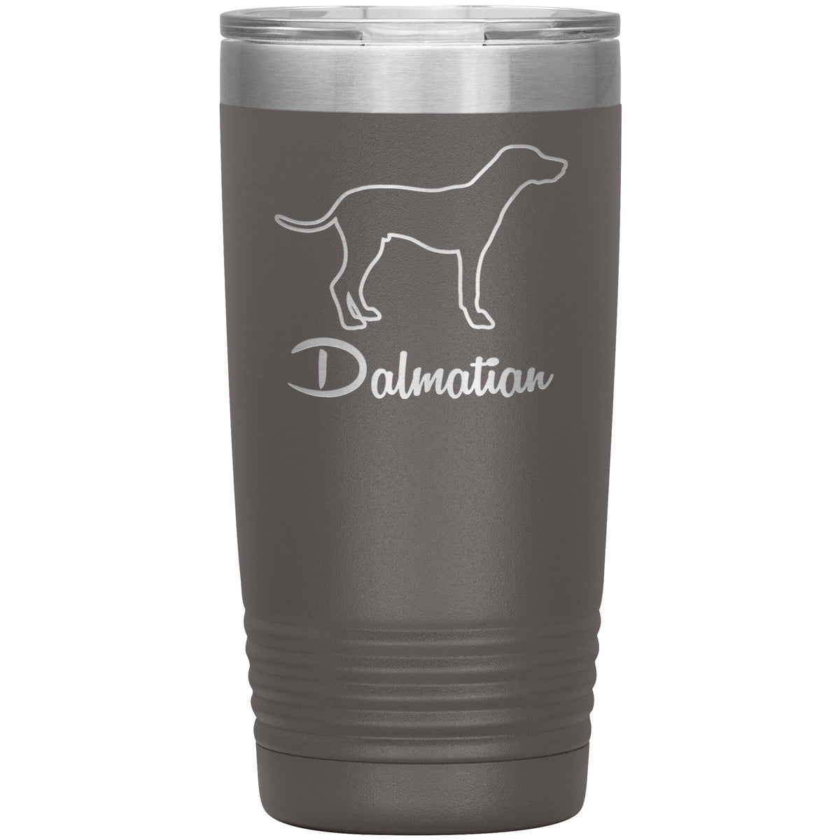 Dalmatian Dog Outlined Silhouette 20oz Insulated Tumbler