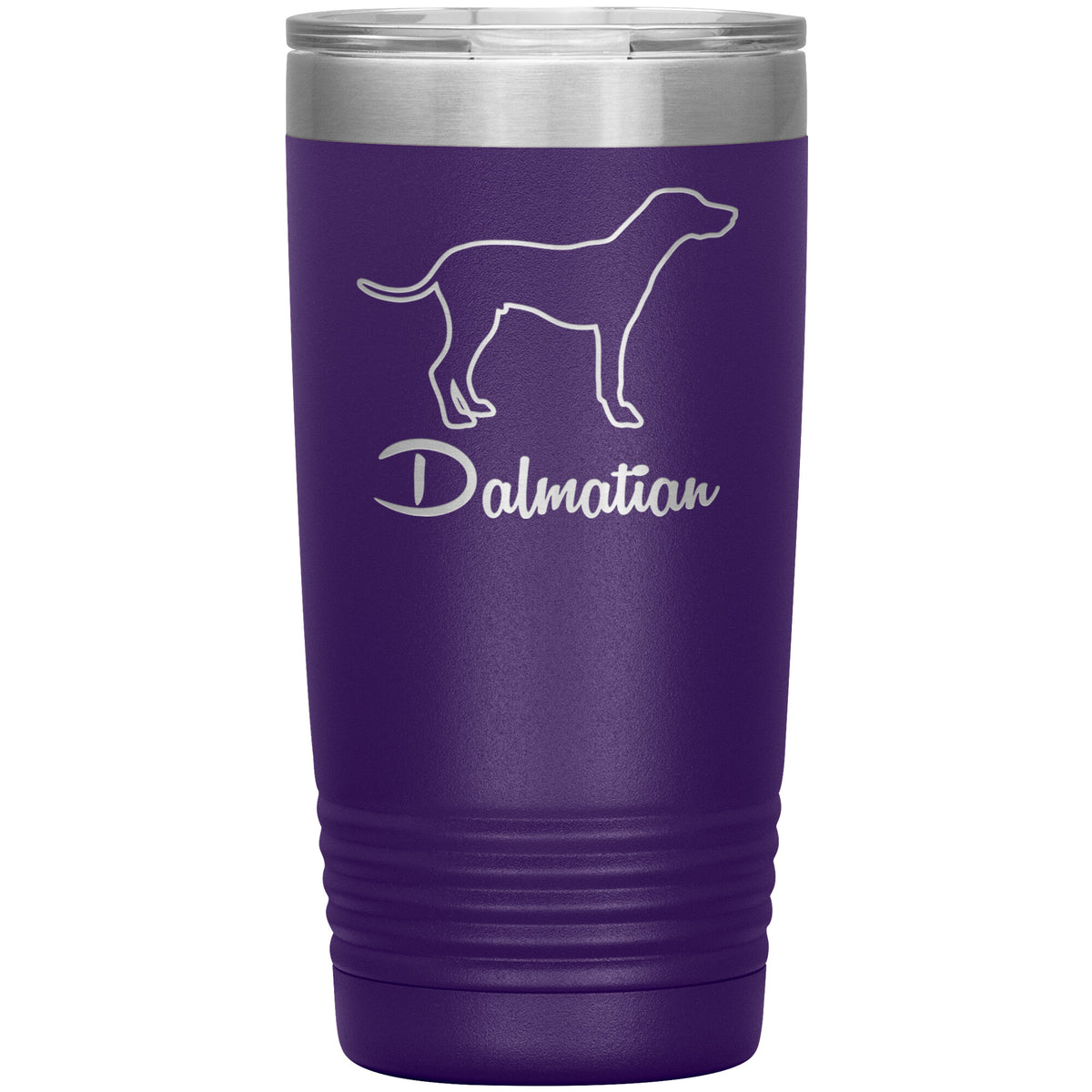 Dalmatian Dog Outlined Silhouette 20oz Insulated Tumbler