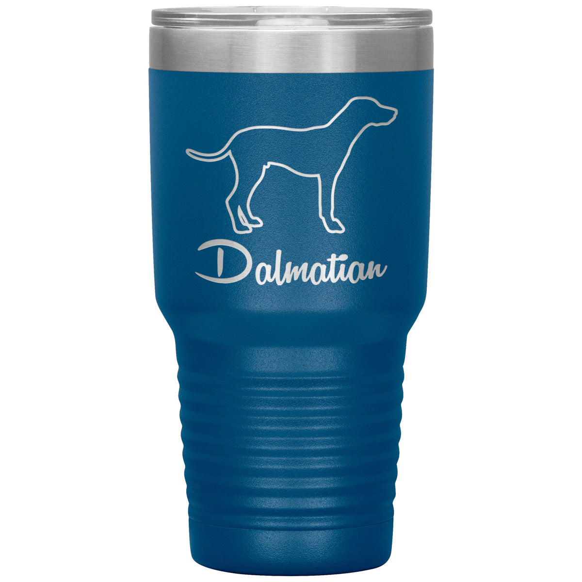 Dalmatian Dog Outlined Silhouette 30oz Insulated Tumbler