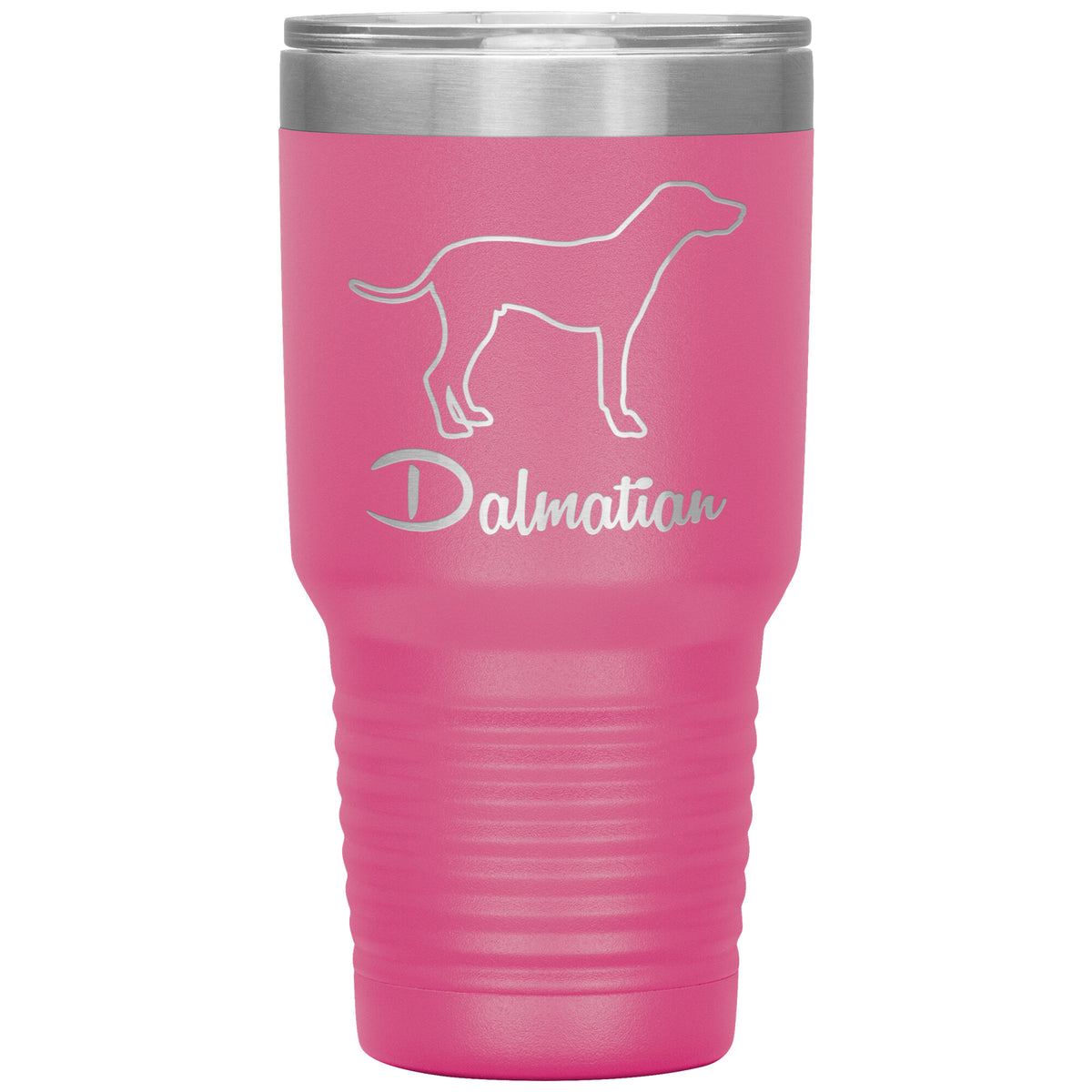 Dalmatian Dog Outlined Silhouette 30oz Insulated Tumbler