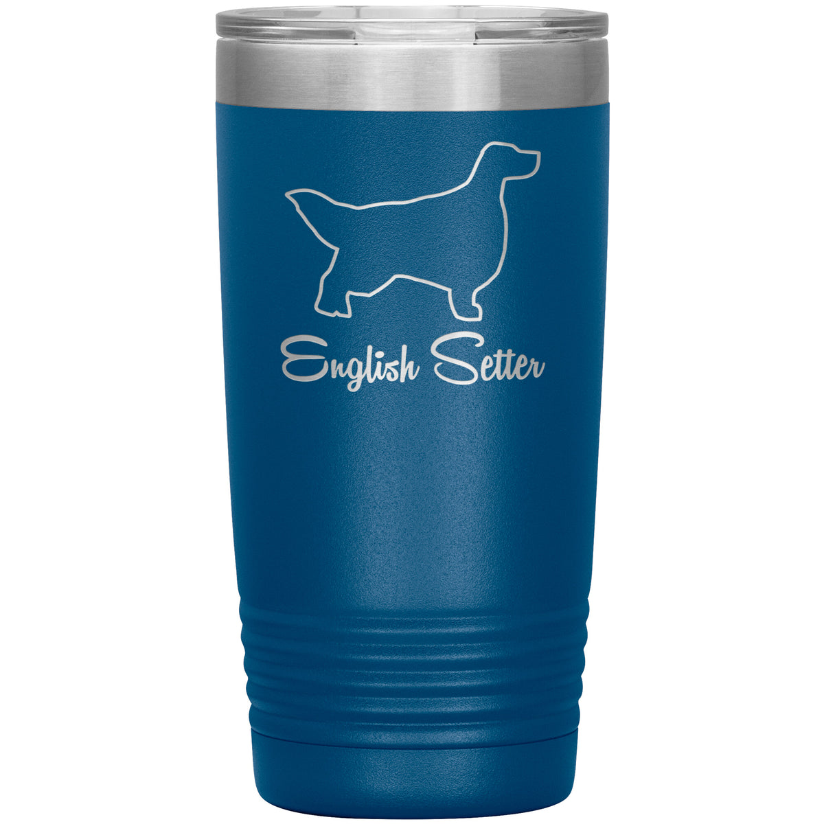 English Setter Dog Outlined Silhouette 20oz Insulated Tumbler