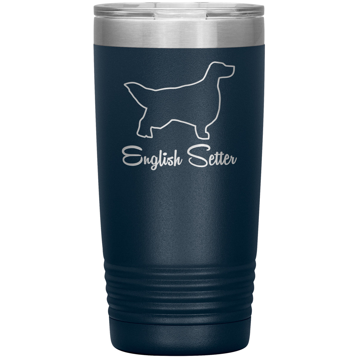 English Setter Dog Outlined Silhouette 20oz Insulated Tumbler