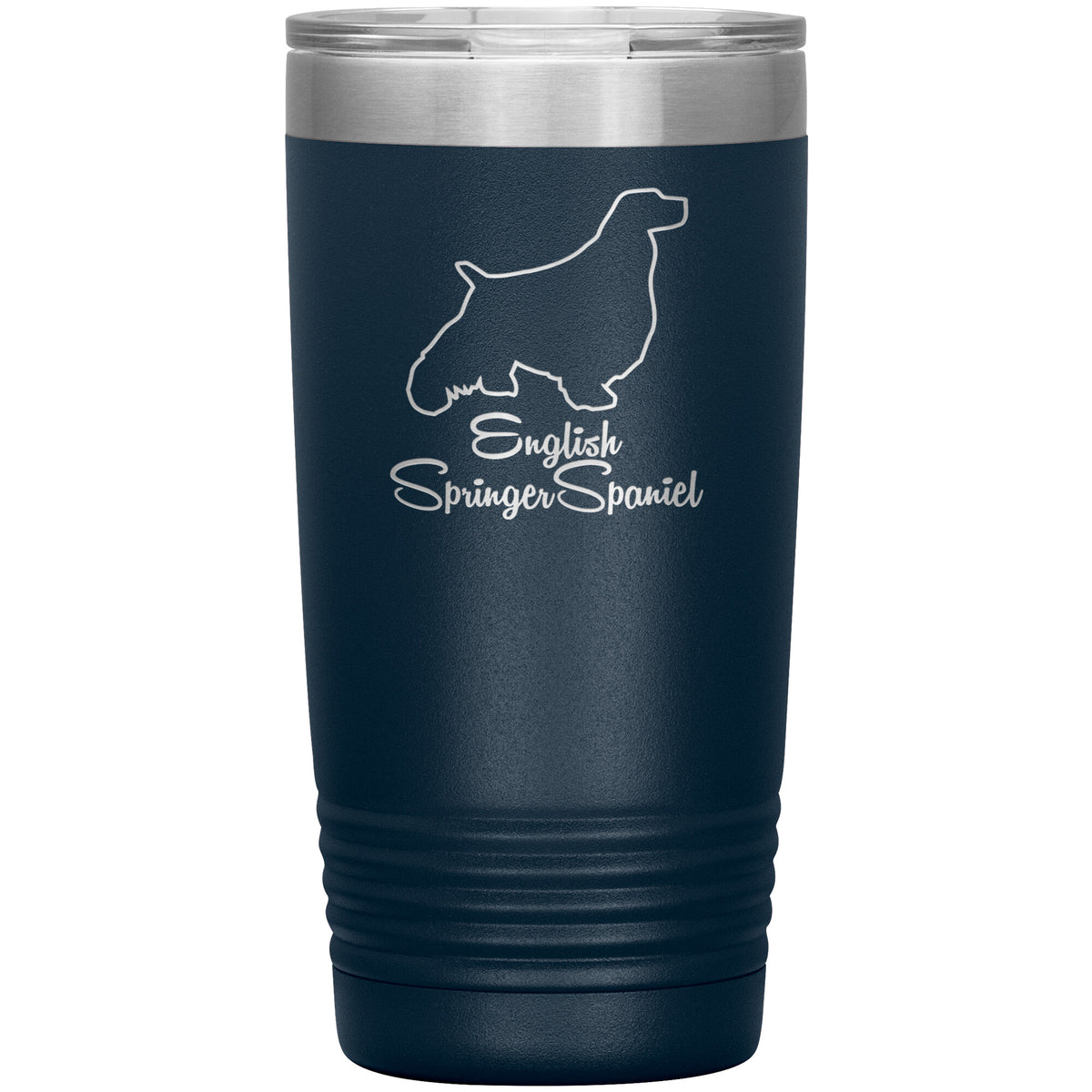 English Springer Spaniel Dog Outlined Silhouette 20oz Insulated Tumbler