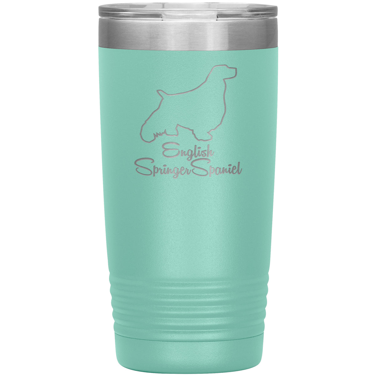 English Springer Spaniel Dog Outlined Silhouette 20oz Insulated Tumbler