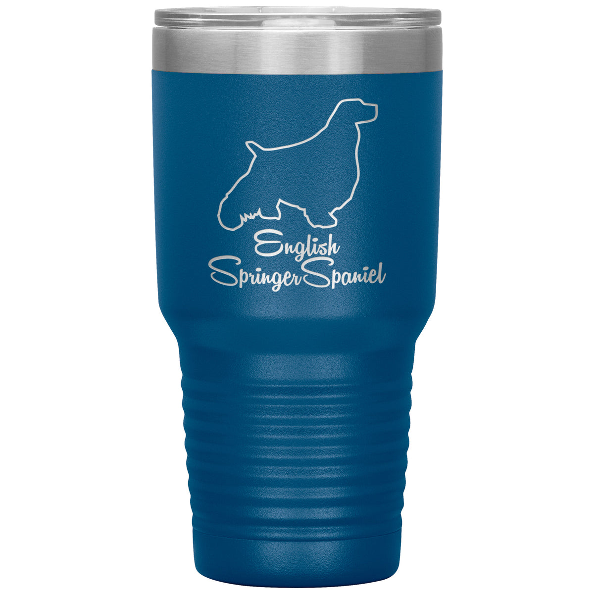 English Springer Spaniel Dog Outlined Silhouette 30oz Insulated Tumbler